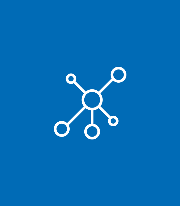 industrial connexion network fond bleu